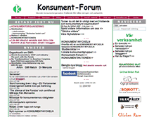 Tablet Screenshot of konsumentsamverkan.se